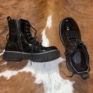 Black Combat Boots